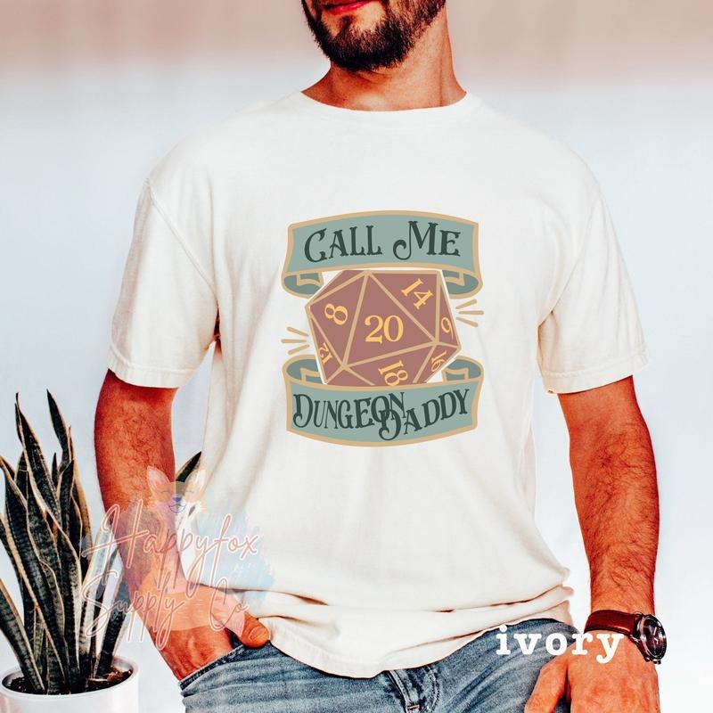 Dungeon Daddy Shirt Dnd Shirt Dungeons And Dragons Shirt Funny Dnd Shirt Dice Shirt Dm Shirt Dungeon Master Shirt Dnd Apparel