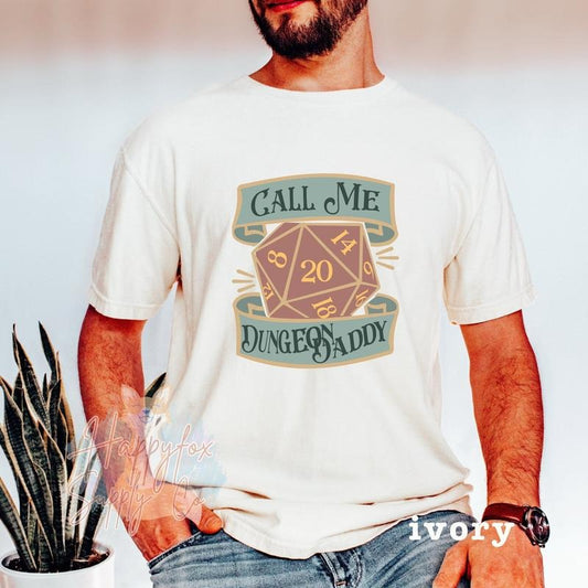 Dungeon Daddy Shirt Dnd Shirt Dungeons And Dragons Shirt Funny Dnd Shirt Dice Shirt Dm Shirt Dungeon Master Shirt Dnd Apparel