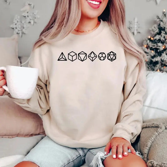 Dungeons and Dragons Lovers Sweatshirt, Action DnD Crewneck, Tabletop RPG Hoodie, Dragons Gamer Shirt, Funny Dungeons Master Sweater