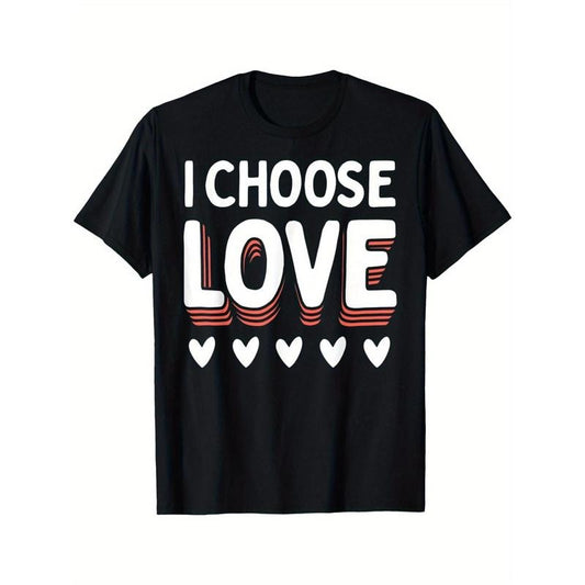 EWH I love t-shirt Love shirt for women. Love hearts! T-Shirt made in usa