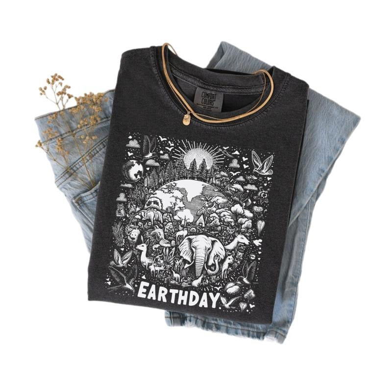 Earth Day Everyday Shirt, Environmental Shirt, Recycle Shirt, Save The Planet Shirt, Climate Change Tee, Save The Earth Shirt, Unisex T-Shirt, Gifts For Women Her, Short Sleeve Tee Shirt, Gifts For Birthday
