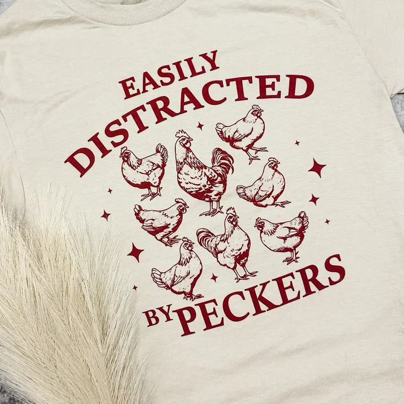 Easily Distracted Graphic Top