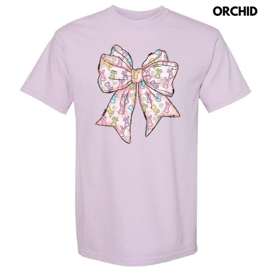 Easter Bunny Bow Comfort Colors T-Shirt