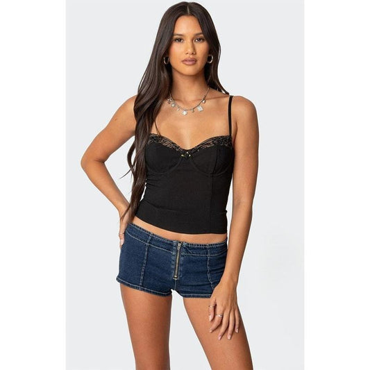 Edikted Women's Coryn Lacey Cupped Corset