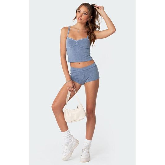 Edikted Women's Maelle Pointelle Tank Top