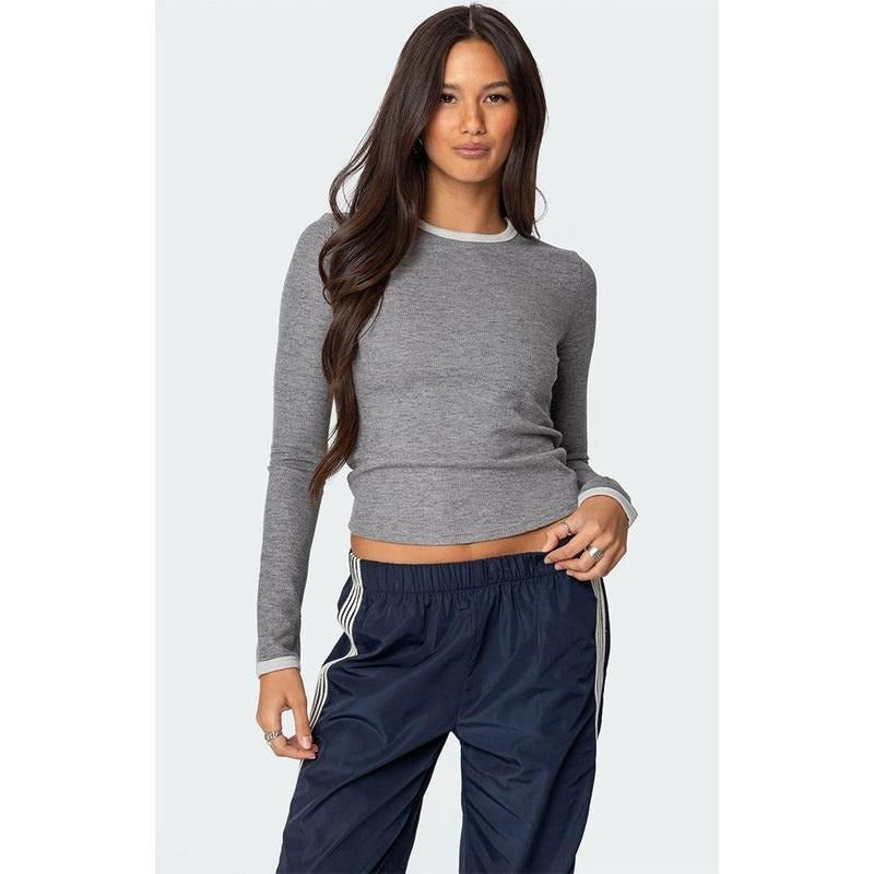 Edikted Women's Meghan Waffle Top
