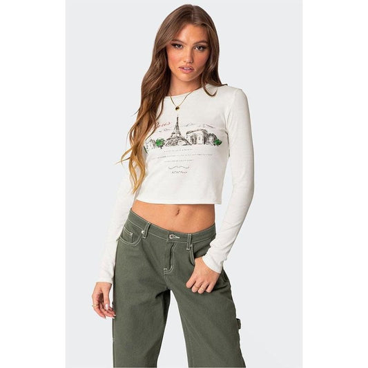 Edikted Women's Phillipa Long Sleeve T-Shirt