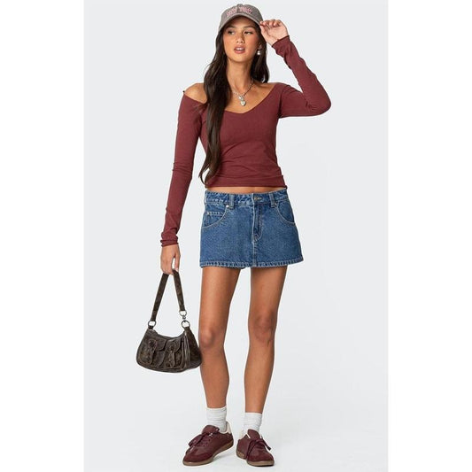 Edikted Women's Talia Micro Skort - Multicolor