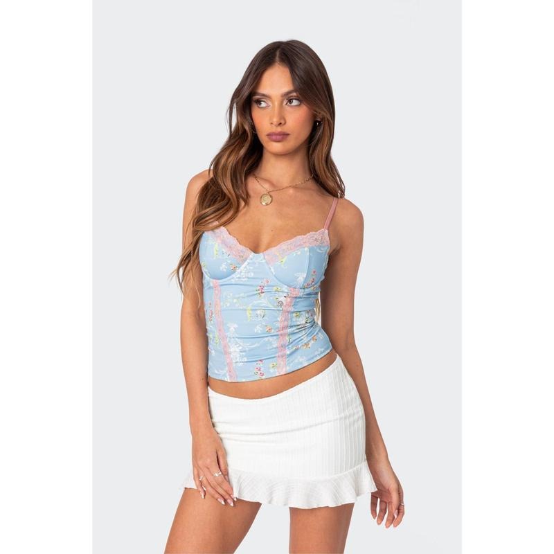 Edikted Women's Talulla Cupped Lace Up Corset