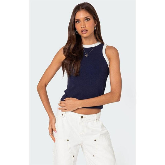 Edikted Women's Tammy Contrast Tank Top