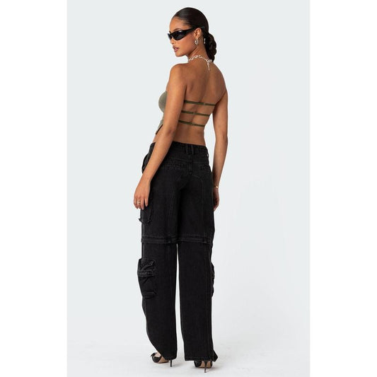 Edikted Women's Tao Open Back Tube Top