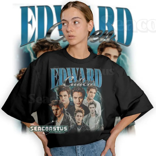 Edward Cullen Vintage T-Shirt, Graphic Unisex T-shirt, Retro 90's Fans Homage T-shirt, Gift For Women and Men