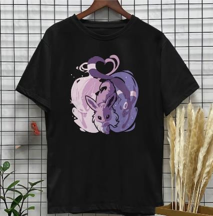 Eevee Espeon Umbreon T-Shirt Eveelution Shirt Espeon Shirt Lover Men Women Anime Shirt Gifts , For Unisex , Gift for fan Pokemon Menswear Top