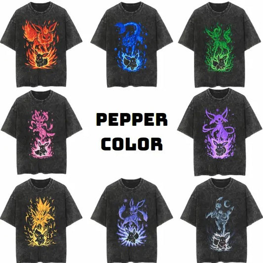 Eevee Evolution Within Vintage Tee, Eevee T-Shirt, Pokemon Shirt, Vintage Graphic Tees, Unisex Anime Manga Shirt Top Menswear Womenswear Streetwear