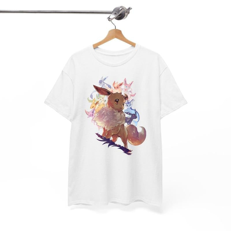 Eevee Evolutions Shirt, Eevee Eeveelution Sweatshirt, Eevee Pokemon Shirt, Slyveon, umbreon, Espeon, Flareon Anime, Anime Sweater, Pokemon Animestyle{n002}7