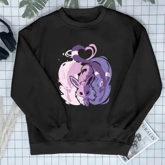Eevee Sweatshirt, Eevee Espeon Umbreon Sweatshirt, Eveelution Shirt, Espeon Shirt, Lover Men Women Anime Shirt Gifts, Pokemon Shirt, Pokemon Merch, Manga Shirt, Pokemon for fan, Gift for him, Gift for her