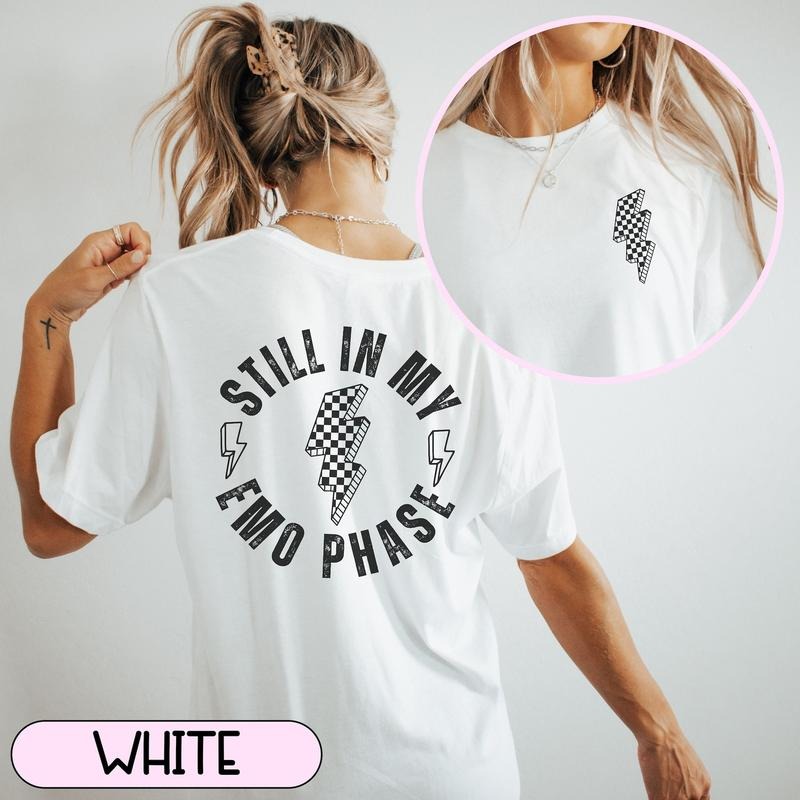 Elder Emo Shirt, Still in My Emo Phase Shirt, It Was Never a Phase Shirt, Emo T-shirt, Pop Punk Shirt, Emo Lyrics, Pop Punk Shirt, Emo Gift
