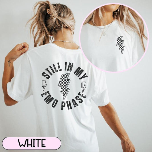 Elder Emo Shirt, Still in My Emo Phase Shirt, It Was Never a Phase Shirt, Emo T-shirt, Pop Punk Shirt, Emo Lyrics, Pop Punk Shirt, Emo Gift