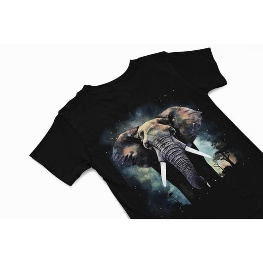 Elephant T-Shirt, Abstract elephant Graphic tee, African animal Tee, quirky animal Tee, Retro Tie Dye 70s style T-Shirt, Elephant lover gift Made in USA