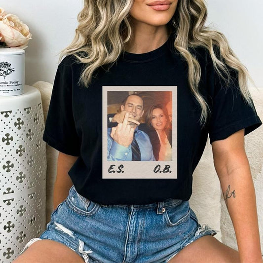 Elliot And Olivia Shirt, Funny Elliot Stabler And Olivia Benson Tshirt, Law And Order Svu Tee Shirts, 90s Movie Shirt, Funny Svu Tee Casual Comfort