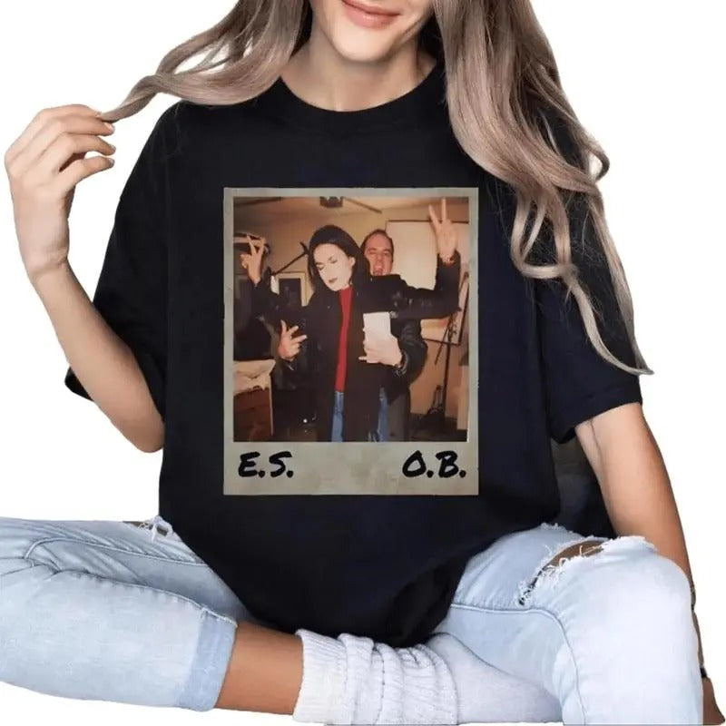 Elliot Stabler And Olivia Benson T-Shirt, Vintage 90S Shirt, Gift For Fan