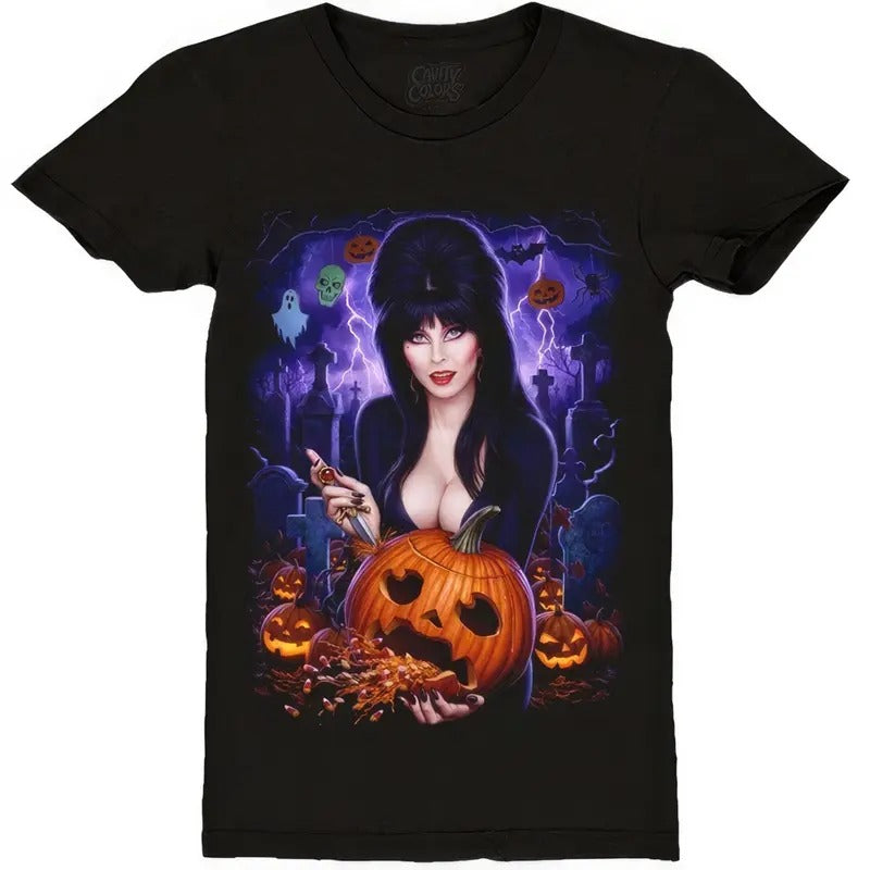 Elvira Queen of Halloween - Vintage Mistress of the Dark T-Shirt Collection !