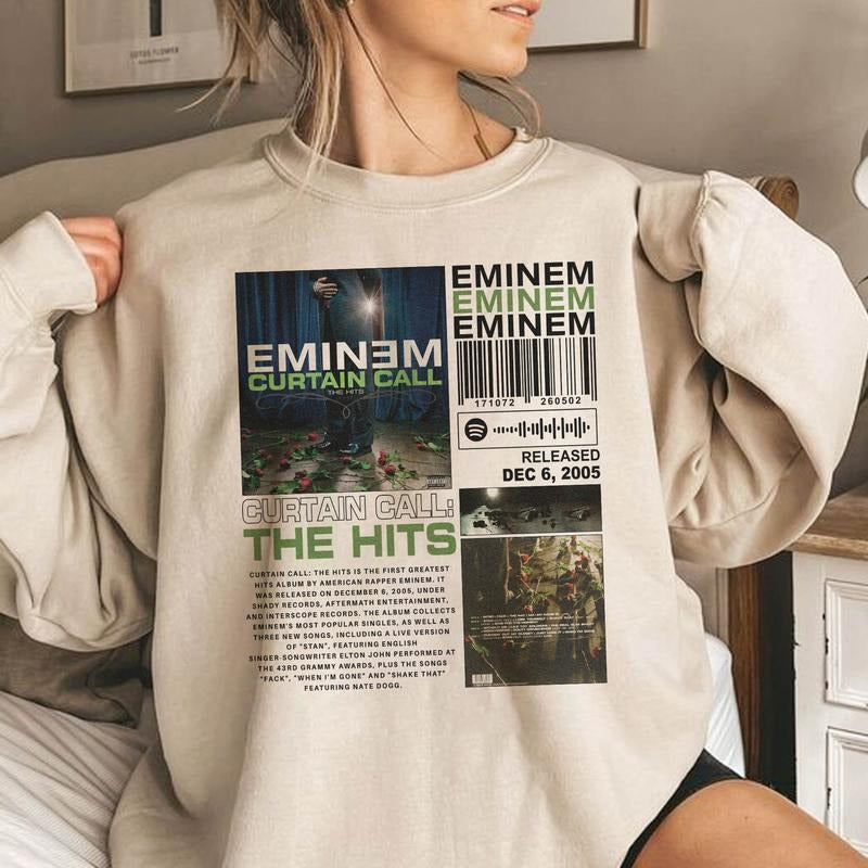 Eminem Contain Call The Hits Vintage 90s Shirt, Eminem T-shirt, Eminem Graphic Tee, Rap Music Shirt, Rap Vintage Tee, Gift For Him and Her Classic Cotton