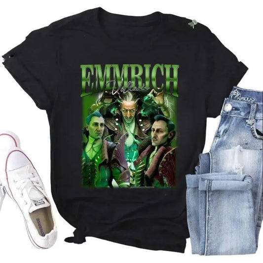 Emmrich Volkarin Bootleg Shirt, Dragon Age Veilguard, Gamer Shirt, Fantasy Tee