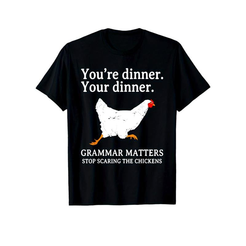 English Teacher Print, Men's Cotton T-shirt, Funny Graphic Tee Men's Outdoor Clothes, Men's Clothing, Back To School Casual Short Sleeve Crew Neck T-shirt made in usastyle{n002}7