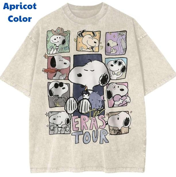 Eras Tour Snoopy Shirt, Peanuts Shirt, Cartoon Shirt, Y2k, Unisex T-Shirt, Gift For Men Women Womenswear Menswear Top Streetwear