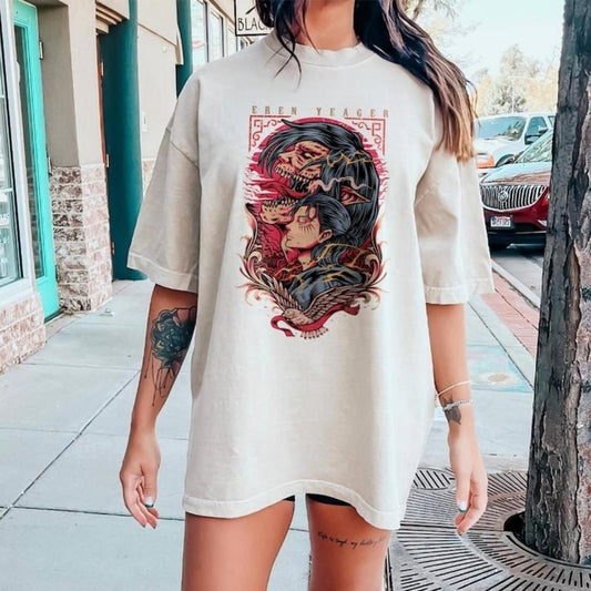 Eren Yeager Shirt, Eren Yeager Tshirt, Anime Shirt, Attack on Titan Shirt,Attack Titan Shirt,Anime Manga Shirt