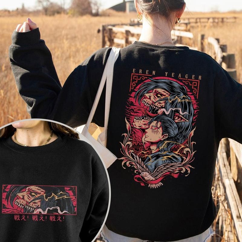 Eren Yeager Shirteren Yeager Tshirtanime Shirtattack On Titan Shirtattack Titan Shirtanime Manga Shirtanime Lovers Shirtaot Anime Tee Sweatshirt, Hoodie, Tee