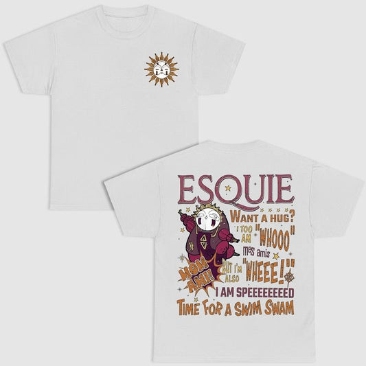 Esquie Cute shirt, Esquie Clair Obscur Expedition 33 Shirt, Fantassy Adventure shirt, Rpg Gamer Tee, Rpg Turn Based Games, NPC, COE 33 graphic tee