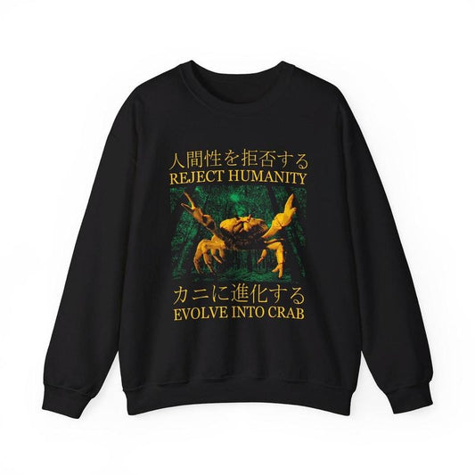 Evolve Into Crab Japanese Vintage Sweatshirt