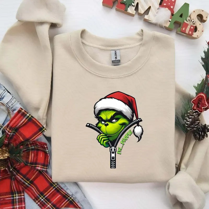 Ew People Greenmas Christmas Shirt, 90's Movie Christmas Comedy Sweater, Holiday Movies Gift, Festive season Casual Classic