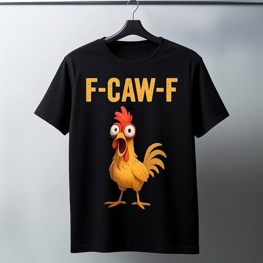 F-Caw-F Chicken Funny Shirt| Crazy Rooster Meme Shirt | Screaming Hen