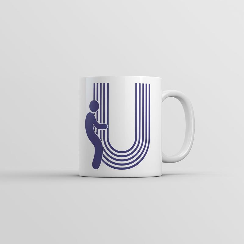 F U Mug Funny Sarcastic Adult Joke Novelty Coffee Cup-11oz Funny Coffee Mugs Ceramic Printed Drinkware Cup