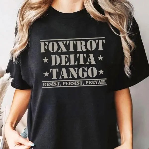 FDT Shirt, FDT Democrat Resistance Gift, Election Tee, Foxtrot Delta Tango Shirt, Trump Vance Shirt,  Funny Trump Shirt