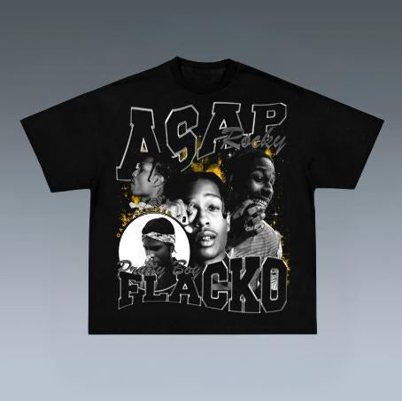 FLACKO TEE, Prints Vintage T-Shirt, Rapper Shirt, Hip Hop Shirt, Rap Music Shirt, R&B Shirt, Pop Shirt, Graphic Tee Shirt, Unisex T-Shirt, Gift For Him, Crewneck Short Sleeve Shirt, Shirt Trending Top Menswear Underwear Streetwear