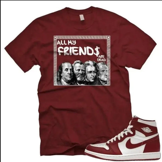 FRNDS Air J 1 Artisanal Team Red OG Retro High White 2024 AJ 1