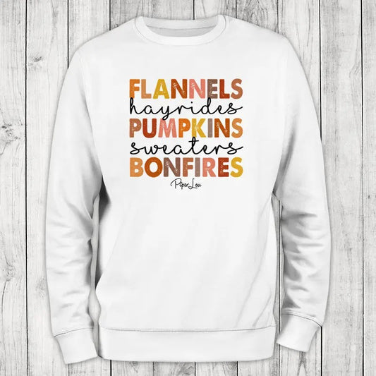 Fall | Flannels Hayrides Pumpkins Sweatshirt Classic Womenswear