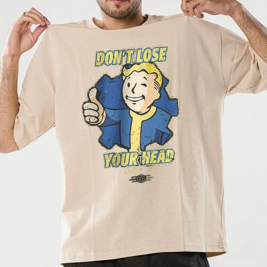 Fall Out Don't Lose Your Head Graphic Tshirt, Birthday Gaming Shirt, Fallout movies shirt, cartoon sweatshirt hoodie, Fallout Series Man
