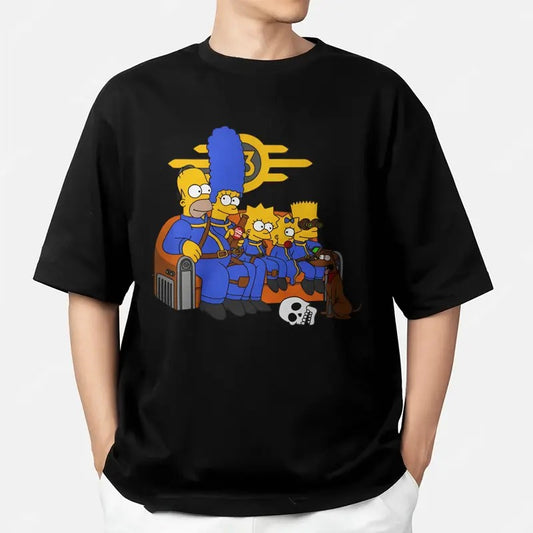 Fallout The Simpson Family Graphic Tshirt, Fallout Gaming Tshirt, Birthday Gaming Shirt, Fallout movies shirt, cartoon sweatshirt hoodie, Fallout Series Man
