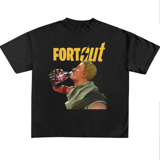 Fallout X Fortnite Tee, Funny Fortnite Shirt, Nuka Cola Shirt, Fortnite Game Shirt, Fallout Shirt, Funny Meme Tee, Gift for Girls, Gift for Men
