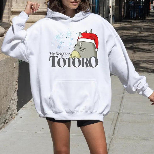 Family Christmas Totoro Sweatshirt My Neighbor Totoro Ghibli Shirt Totoro Shirt Ghibli Cartoon Tee Totoro Hoodie Christmas Gift Anime Merchstyle{n002}2