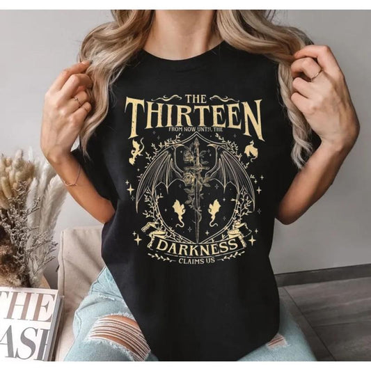 Fantastic Reader Hoodie, From Darkness Claim Us Shirt, Bookish Gifts,Retro The Thirteen Throne Of Glass Sweatshirt, Unisex Sweater Pullover Tee