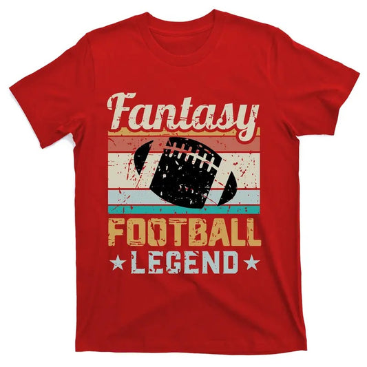 Fantasy Football Legend Retro Style Funny FFB League T-Shirt