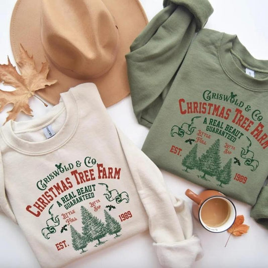 Farm Fresh Christmas Tree Farm Shirt, Christmas Sweatshirt, Christmas Tree Farm Shirt, Funny Christmas Sweatshirt, Holiday Sweatshirt
