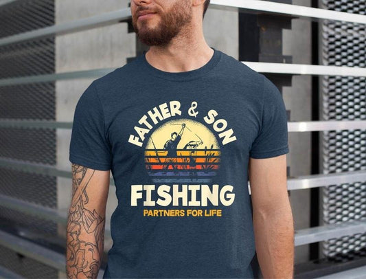 Father And Son Fishing Partners For Life Tee Shirt Gift For Men Father's Day Shirt Fishing Dad Tee Shirt Fishing Lover Tee Shirt  T-shirt, sweater and Hoodiestyle{n002}2