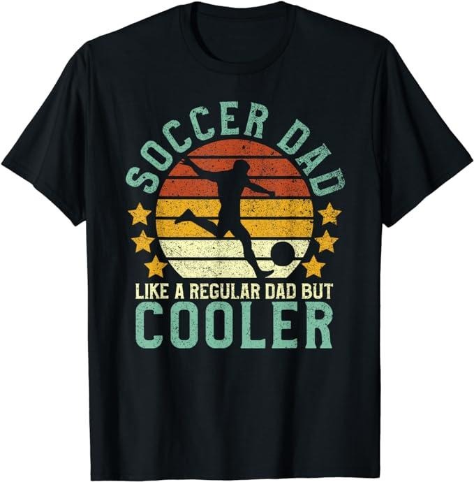Father's Day T-Shirt, Gifts For Dad, Soccer Dad Funny Soccer Player & Fan Father's Day Gift T-Shirt Menswear Top Underwear